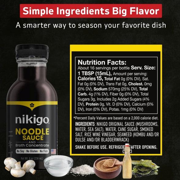 Noodle Sauce and Broth Concentrate
