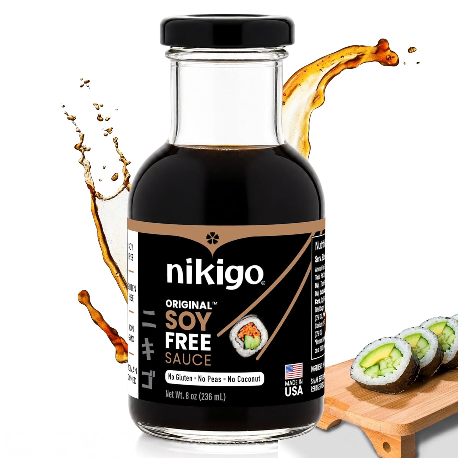 NIKIGO Original Soy Free Sauce - Top 9 Allergen Free