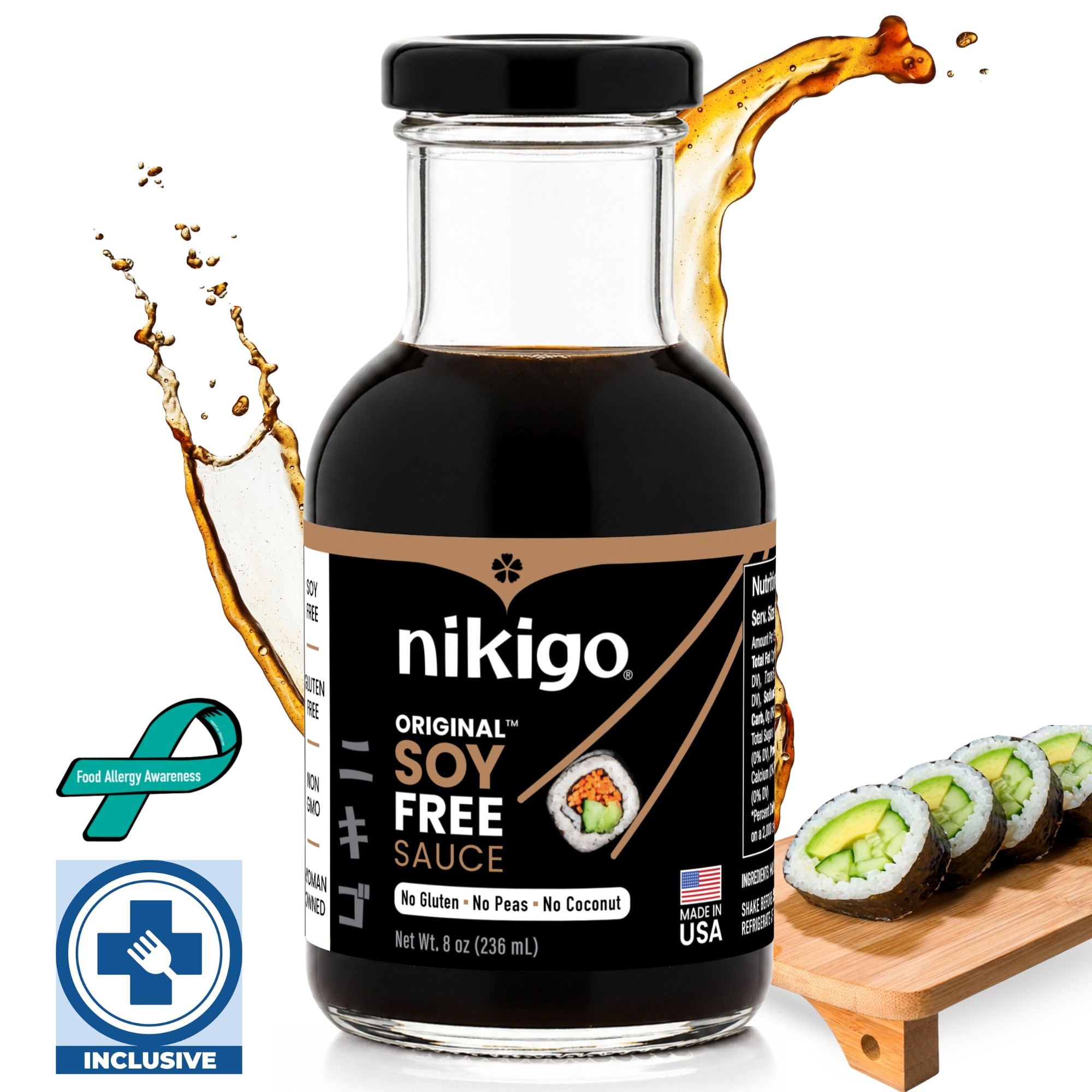 NIKIGO Original Soy Free Sauce - Top 9 Allergen Free