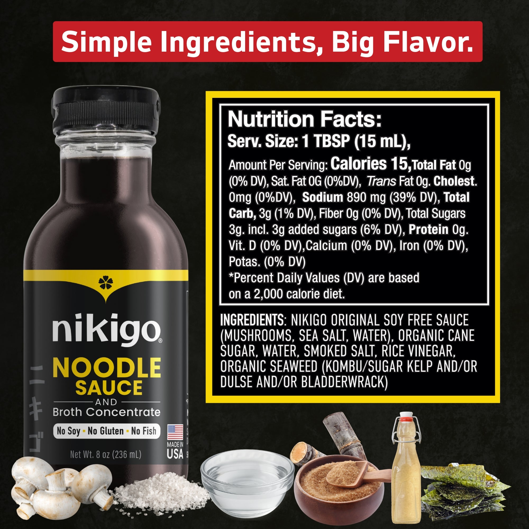 Noodle Sauce and Broth Concentrate