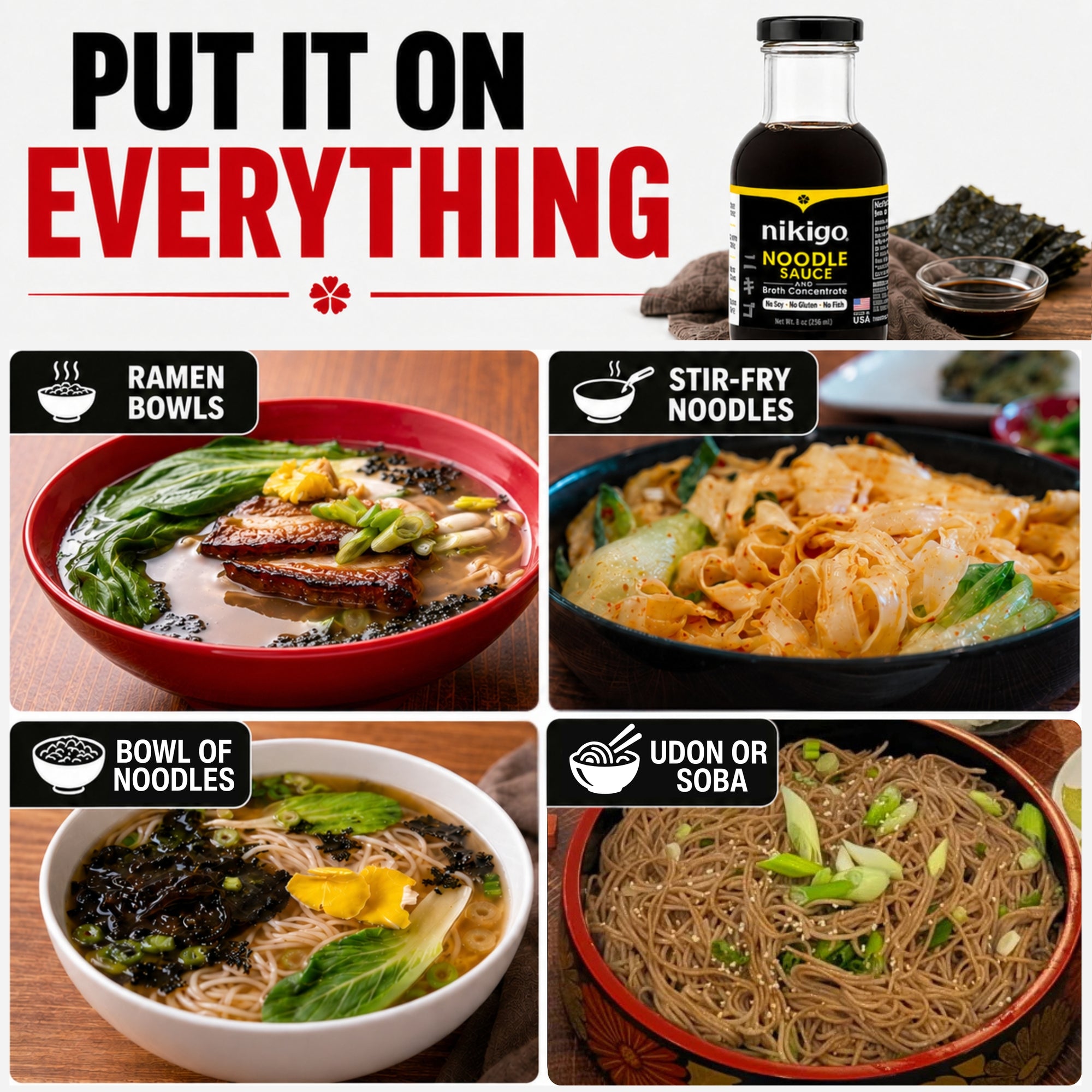 Noodle Sauce and Broth Concentrate