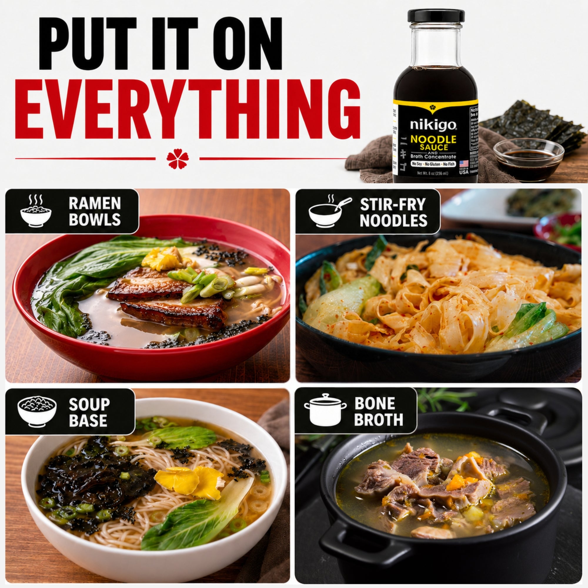 Noodle Sauce and Broth Concentrate