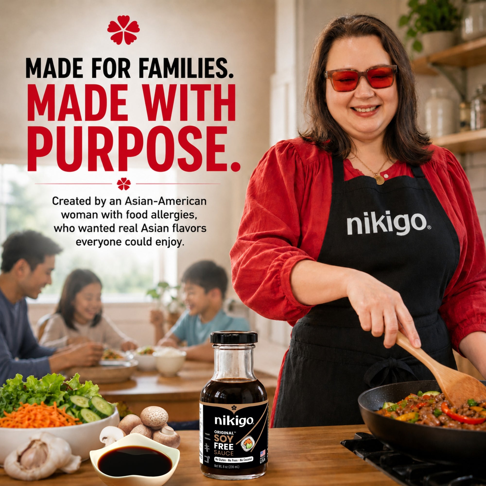 NIKIGO Original Soy Free Sauce - Top 9 Allergen Free - 2 Pack