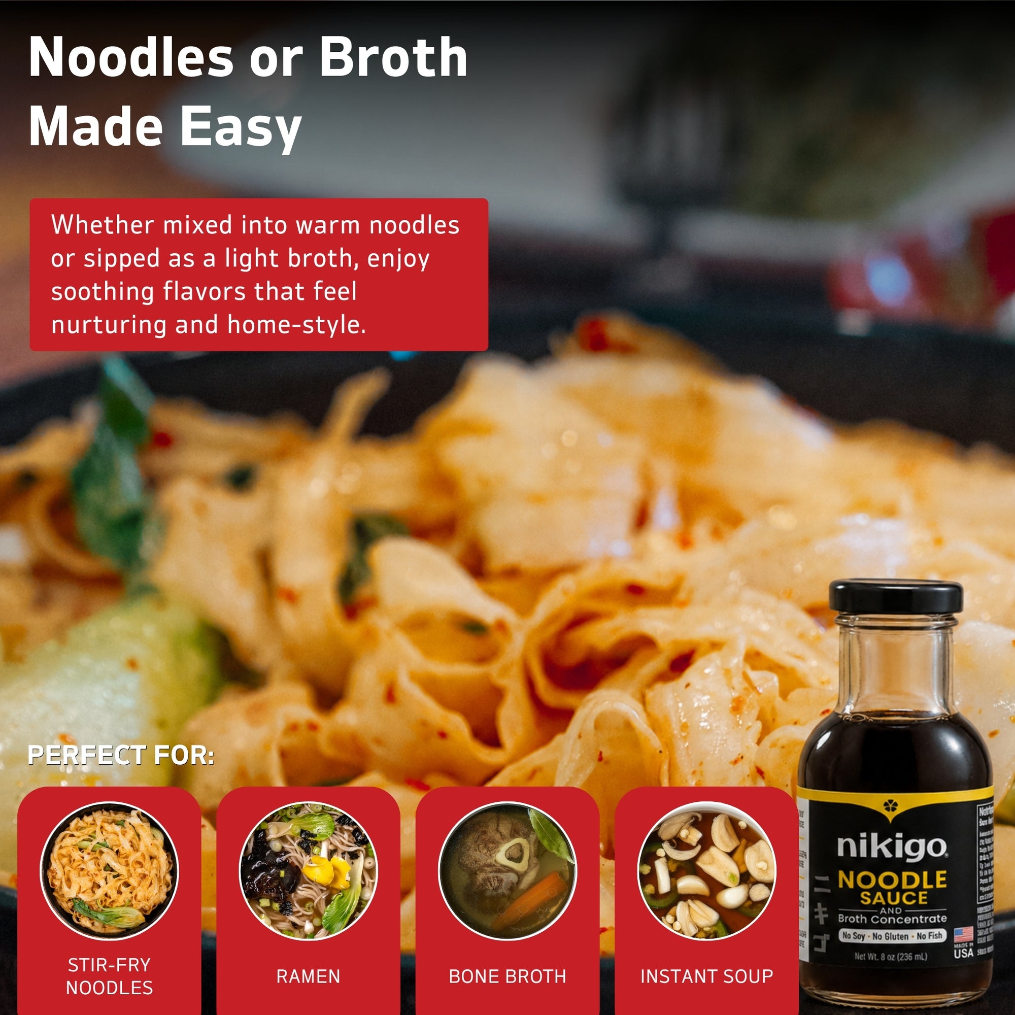 Noodle Sauce and Broth Concentrate