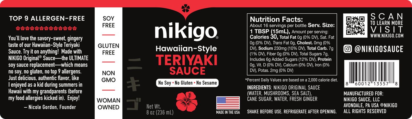 Hawaiian-Style Teriyaki Sauce